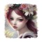 Sticker decorativ, Zana, Alb, 55 cm, 6928ST