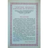 MARTURIE ORTODOXA IUBITOARE DE DUMNEZEU. CAIETUL 64, TOAMNA LUI 1995-PUBLICATIE A EDITURII ORTHODOXOS KIPSE-239582
