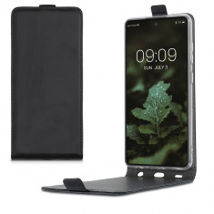 Husa pentru Samsung Galaxy A52, Piele ecologica, Negru, 54350.01 foto