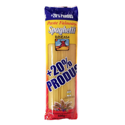 Spaghetti Baneasa, 600 g, Paste Baneasa, Paste Fainoase, Paste Spaghetti, Spaghetti Fara Ou, Spaghetti la Punga, Spaghetti Taitei, Paste Tip Spaghetti foto