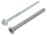 Plastic Anchor with Screw 10x120 Zinc-Plated Steel