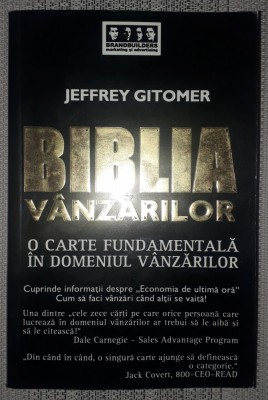 Jeffrey Gitomer - Biblia vanzarilor foto