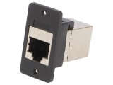 Adaptor SLIM Cat 6 Ecranat 8p8c 29mm Plastic