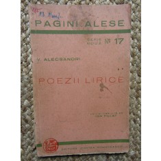 VASILE ALECSANDRI - POEZII LIRICE (editie veche)