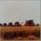 Combine intr-un camp de grau// fotografie de presa anii &#039;90-2000