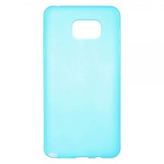 Husa Telefon Silicon Samsung Note 5 n920 clear blue ultra thin