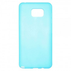 Husa Telefon Silicon Samsung Galaxy Note 5 n920 clear blue ultra thin