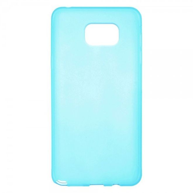 Husa Telefon Silicon Samsung Note 5 n920 clear blue ultra thin