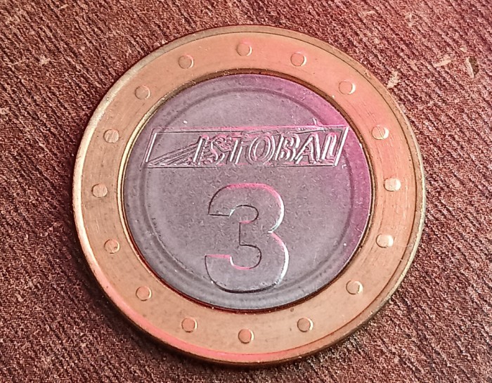 M3C1 120 - Jeton de colectie - ISTOBAL 3 - bimetal