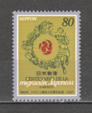 Japonia.1997 100 ani emigrarea in Mexic GJ.217, Nestampilat