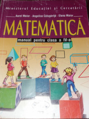 MATEMATICA. Manual, clasa a IV-a foto