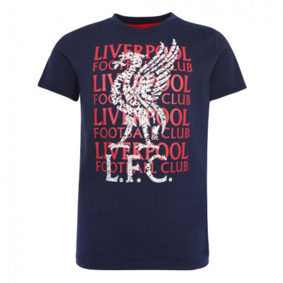 FC Liverpool tricou de copii street navy - 7-8 let foto