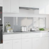 VidaXL Spate de bucătărie 2 pcs Gri deschis 90 x 50 cm 3415453