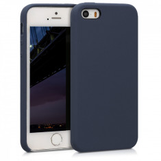 Husa pentru Apple iPhone 5 / iPhone 5s / iPhone SE, Silicon, Albastru, 42766.53