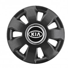Set 4 Capace Roti pentru Kia, model Ares Black, R16
