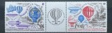 Teritoriile Australe și Antarctice Franceze TAAF &ndash; 1983 &bdquo;Bicentenaire de l&rsquo;Air et de l&rsquo;Espace&rdquo;, set 7,80 + 3,50 &ndash; baloane istorice