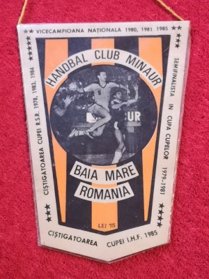 Fanion handbal - Handbal Club &amp;quot;MINAUR&amp;quot; BAIA-MARE foto