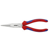 Cumpara ieftin Cleste profesional cu varf lung semirotund si suprafata taietoare Knipex 26 12 200, 200 mm