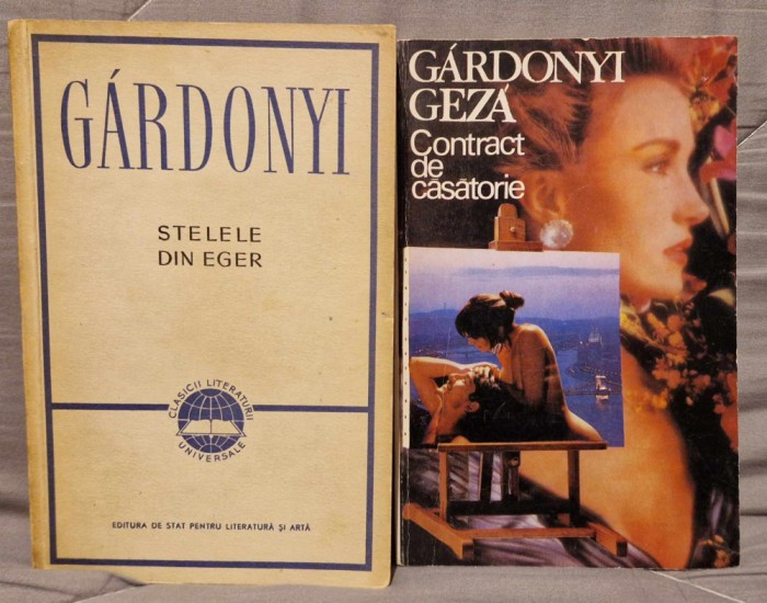 STELELE DIN EGER/CONTRACT DE CASATORIE-GARDONYI GEZA (2 VOL)