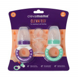 Cumpara ieftin Set dispozitive de hranire din silicon Clevamama 3014 for Your BabyKids