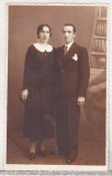 Bnk foto Portret de cuplu - Foto Pelisor Bucuresti 1937, Romania 1900 - 1950, Sepia, Portrete