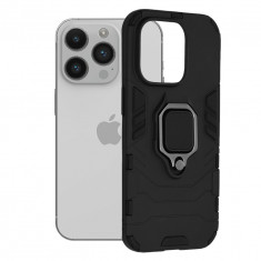Husa pentru iPhone 14 Pro, Techsuit Silicone Shield, Black