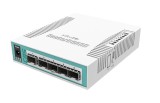 Switch MikroTik CRS106-1C-5S: 5 Porturi SFP, 1 Port Combo Gigabit Ethernet, Alb, Compact