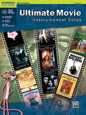 Ultimate Movie Instrumental Solos: Alto Sax, Book &amp;amp; CD foto