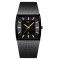 Ceas barbatesc Nibosi Quartz Analog Data Bratara tip plasa Negru Auriu Elegant