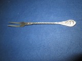 2185-I- Furculita copil Berndorf Krup, metal argintat, anii 1900.