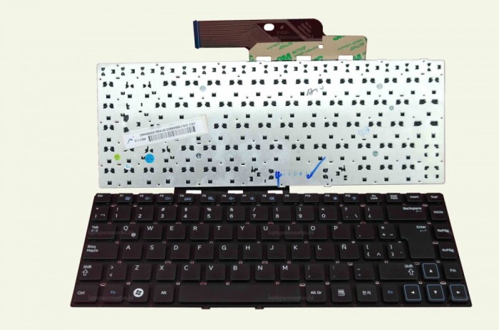 Tastatura Samsung 300V4A neagra fara rama uk