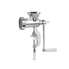 Masina de Tocat FOXMAG24, Manuala, Destinata pentru Carne, Aluminiu, Usor de folosit si Curatat, Argintiu