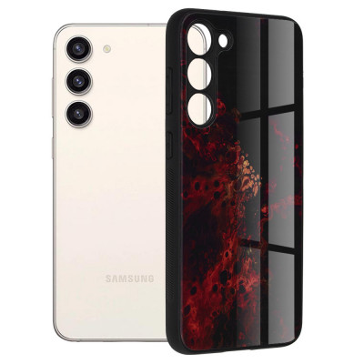 Husa pentru Samsung Galaxy S23 Plus - Techsuit Glaze Series - Red Nebula foto