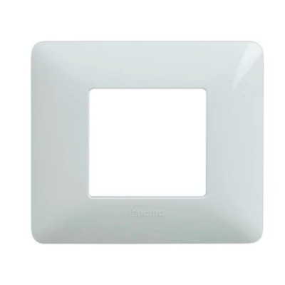 Rama Bticino Matix SAM4802BBNE, 2 module, alb, pentru priza / intrerupator foto