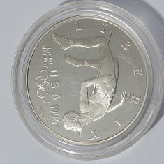 Moneda argint 1 dolar 1996-P saritura inaltime Atlanta USA(17)