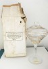 Lampa Petrol/Ulei Sticla, Model Aur, 20cm, Vintage, Romania, Colectie, Decor. Fara Fitil