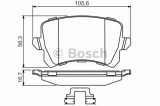 Set placute frana,frana disc SEAT ALHAMBRA (710, 711) (2010 - 2016) BOSCH 0 986 494 626