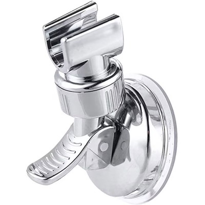 Suport pentru dus, JENUOS&amp;reg;, ABS/PVC, Cu ventuza, reglabil 360 grade, Alb/Argintiu foto