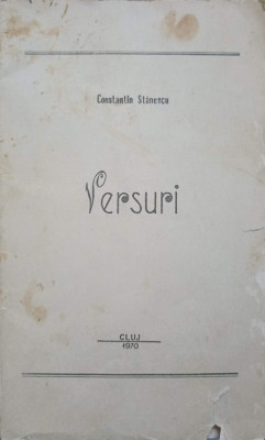 VERSURI, PRINCEPS (CU DEDICATIA AUTORULUI)-CONSTANTIN STANESCU foto