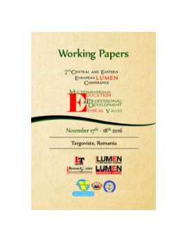 Working Papers Volume - 2nd Central &amp;amp; Eastern European LUMEN International Conference Multidimensional Education &amp;amp; Professional Development. Ethical V foto