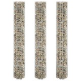 vidaXL Strat Inaltat Gabion 3 buc, &Oslash;30x200cm, Otel Galvanizat, Argintiu, Ghiveci Gradina Durabil