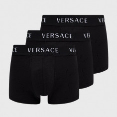 Versace boxeri (3-pack) bărbați, culoarea negru