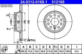 Disc frana ATE 24.0312-0169.1