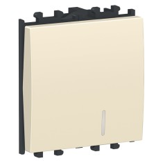Intrerupator simplu cu led 2M Schneider Easy Styl crem LMR1412002 foto