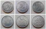 Lot 6 monede straine, diferite aliaje, falsuri bine executate, Asia