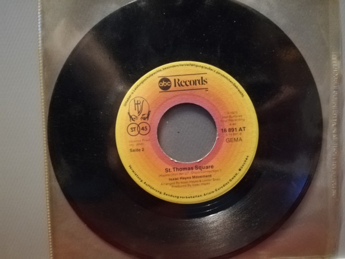 Isaac Hayes &ndash; Disco Connection/St Thomas (1975/ABC/RFG) - Vinil Single pe &#039;7/NM