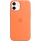 Husa de protectie Apple Silicone Case cu MagSafe pentru iPhone 12 Mini, Kumquat, Blister