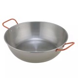 Tigaie paella cu manere, din otel lustruit, 50 cm Handy KitchenServ, Perfect Home