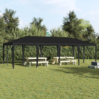 vidaXL Cort pentru Petreceri Antracit, Alb 800 x 400 x 266 cm foto