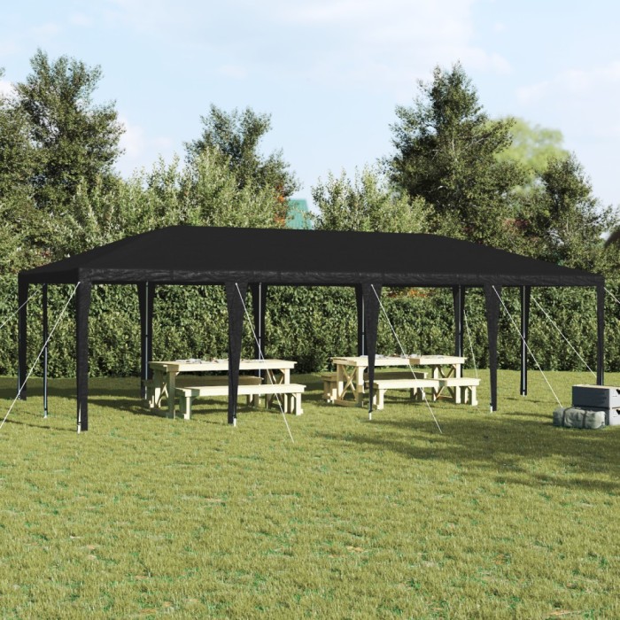 vidaXL Cort pentru Petreceri Antracit, Alb 800 x 400 x 266 cm